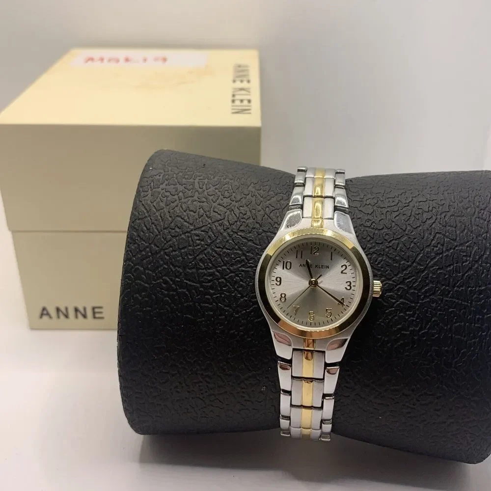 Anne Klein 10-5491SVTT Women's Stainless Steel Analog Silver Dial Watch MGK19